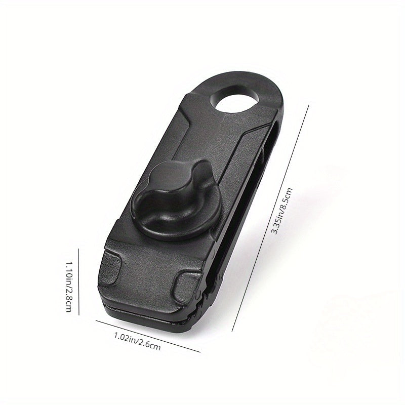 4pcs Windproof Rope Clips Tarpaulin Durable Clip Awning Tent Buckle