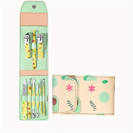 16pcs Nail Clipper Set Nail Scissors Ear Scoop Pedicure Tools