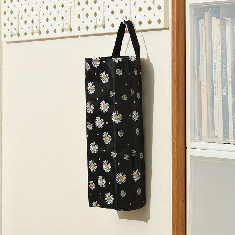 Daisy Hanging Storage Bag Kitchen Trash Bag Storage Organizer