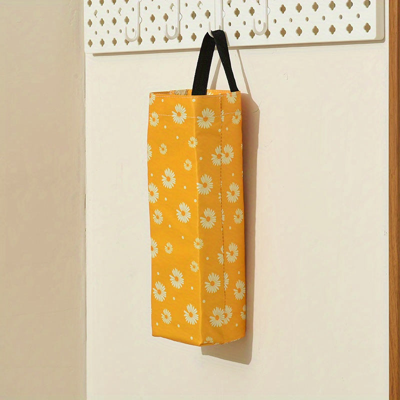 Daisy Hanging Storage Bag Kitchen Trash Bag Storage Organizer