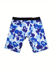 Camouflage Men's Boxer Briefs High Stretch Breathable Shorts