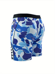 Camouflage Men's Boxer Briefs High Stretch Breathable Shorts