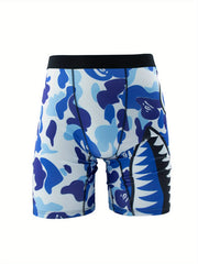 Camouflage Men's Boxer Briefs High Stretch Breathable Shorts