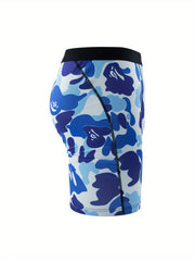 Camouflage Men's Boxer Briefs High Stretch Breathable Shorts