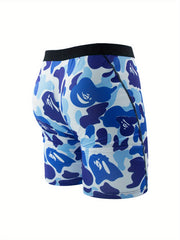 Camouflage Men's Boxer Briefs High Stretch Breathable Shorts