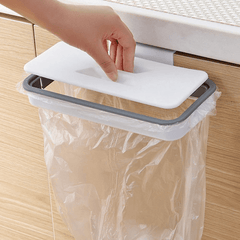 Portable Kitchen Garbage Bag Holder with Lid