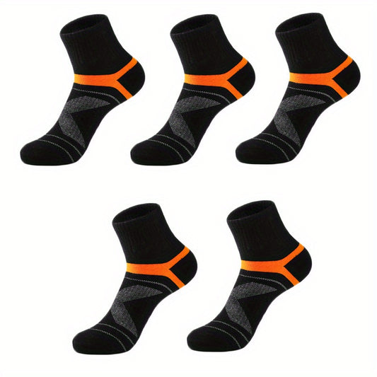 Men's Running Basketball Socks Comfortable Sweat Absorption Ankle Socks
