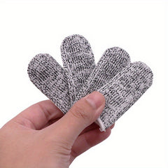 5 Level Anti-Cutting Finger Sleeves, Elastic Protection Gloves