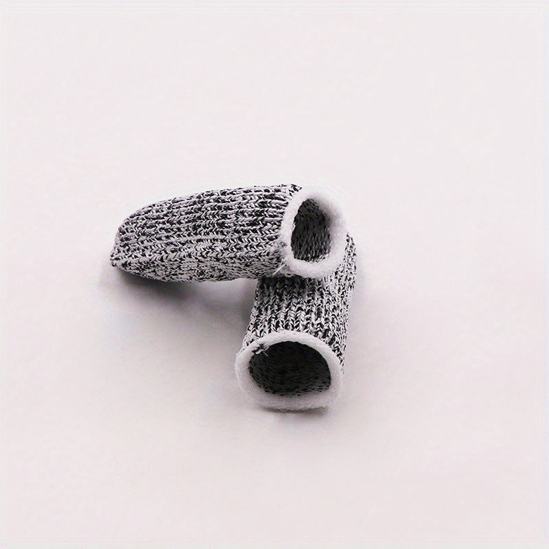 5 Level Anti-Cutting Finger Sleeves, Elastic Protection Gloves