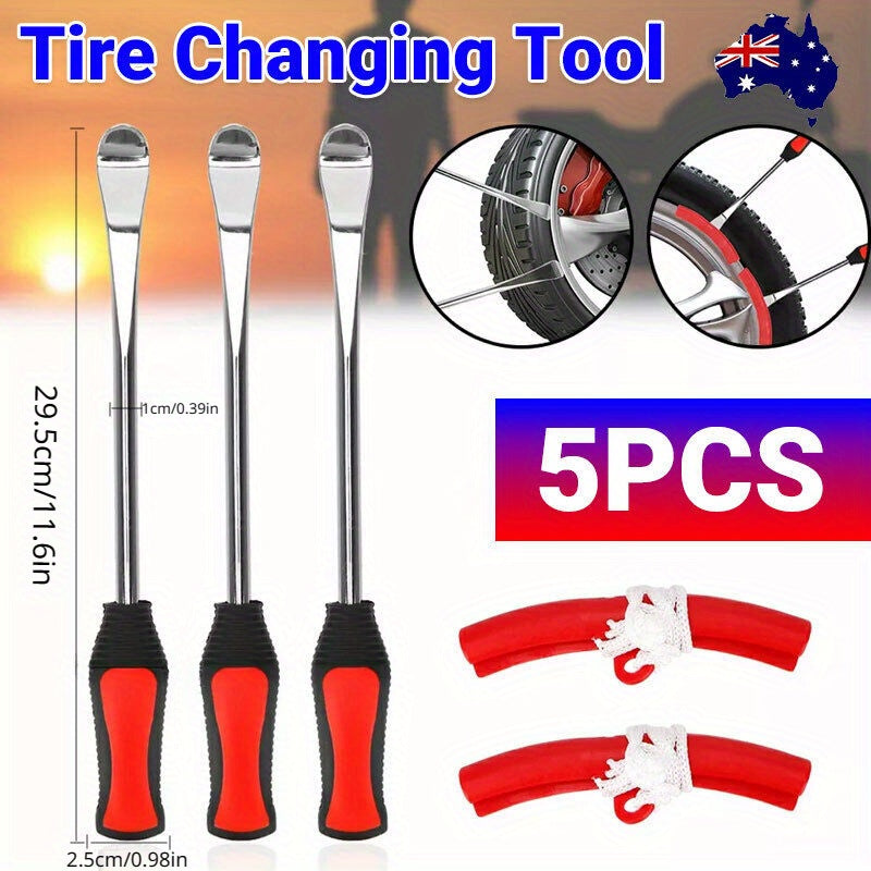 Tire Change Lever Kit Spoon Tool for Motorcycle Bicycle Car R