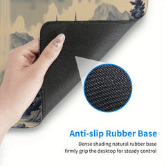 Funny Spaceship Large Mouse Pad XL Keyboard Mat
