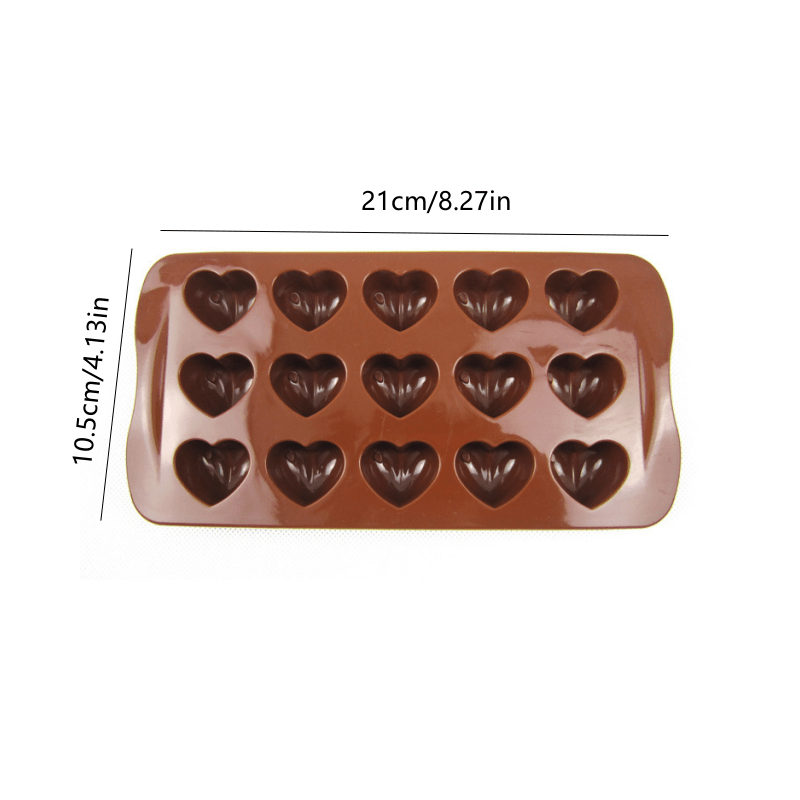 Heart Silicone Chocolate Mold Cake Accessories Kitchen Ice Cubes