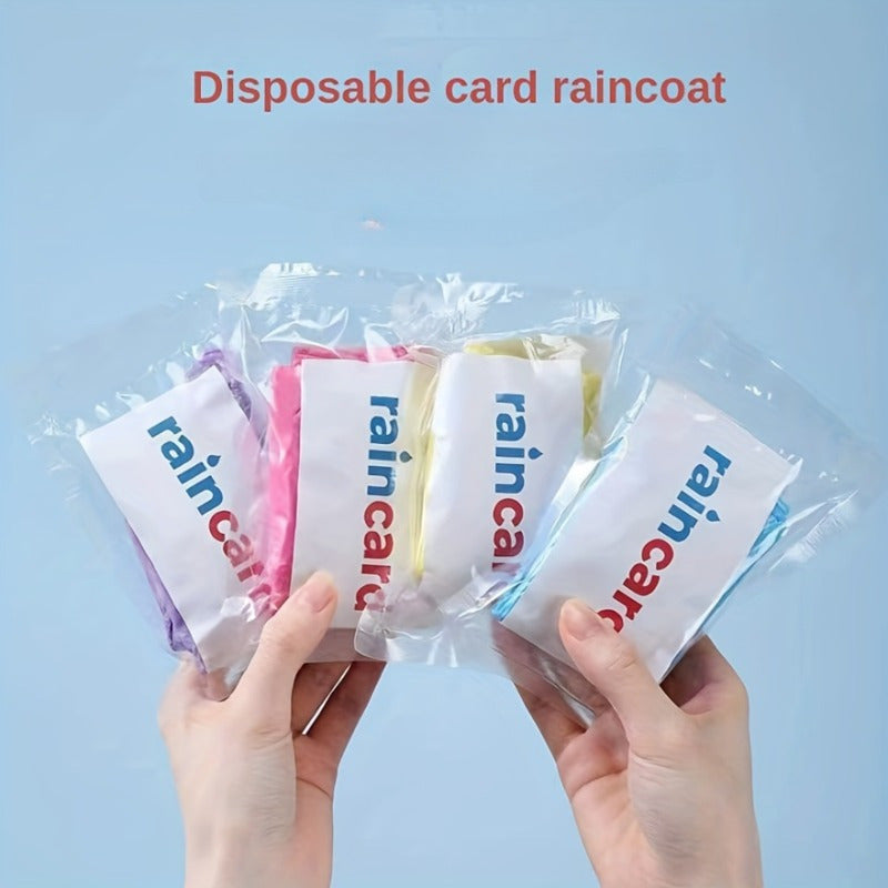 2/4 Pack Disposable Rain Ponchos for Outdoor Activities