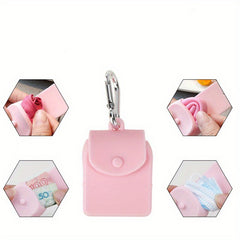 Mini Silicone Storage Bag Coin Purse with Keychain Hook