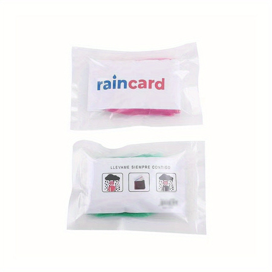 2/4 Pack Disposable Rain Ponchos for Outdoor Activities
