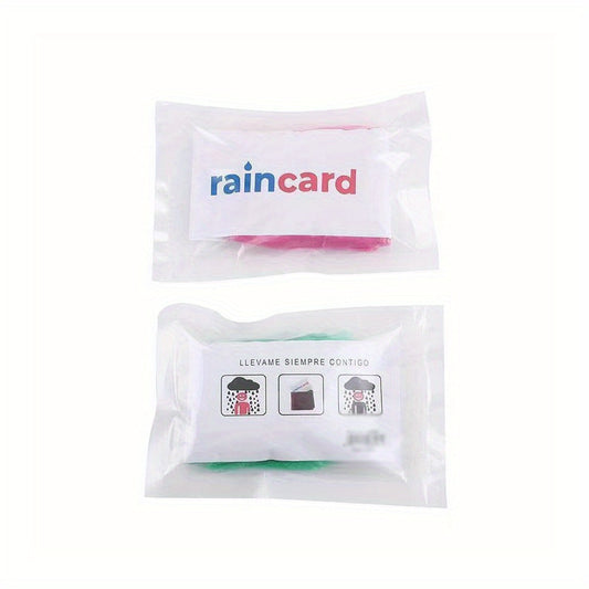 2/4 Pack Disposable Rain Ponchos for Outdoor Activities
