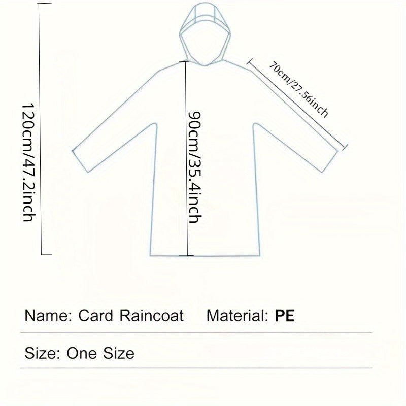 2/4 Pack Disposable Rain Ponchos for Outdoor Activities