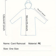 2/4 Pack Disposable Rain Ponchos for Outdoor Activities