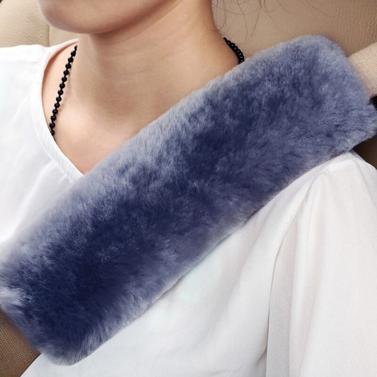 Safety Car Seat Belt Covers Warm Shoulder Pad Cushion Mat Accessories