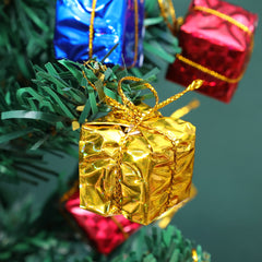 6PCS Mini Gift Boxes Christmas Decorations Foam Present Box Xmas Tree Hanging