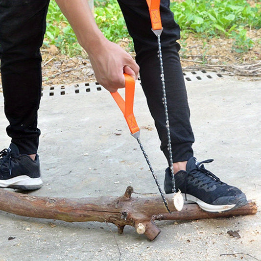 Pocket Chainsaw Portable Survival Steel Chain Saw Outdoor Camping Hiking