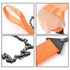 Pocket Chainsaw Portable Survival Steel Chain Saw Outdoor Camping Hiking