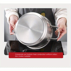 3pc Stainless Steel Cookware Set for Home & Outdoor