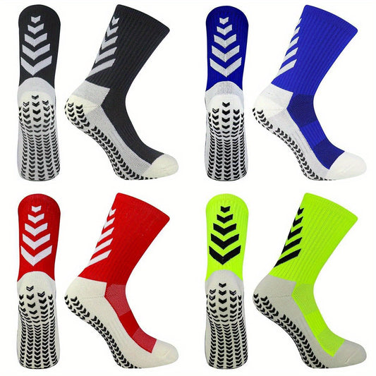 Non Slip Soccer Socks Athletic Breathable Sports Grip Socks
