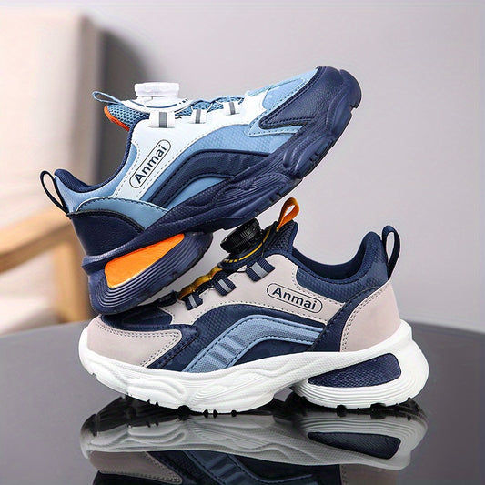 Boy's Chunky Rotating Buckle Shoes Non Slip Sneakers