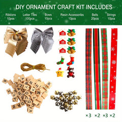 Christmas Pendant Set for DIY Crafts Ornaments