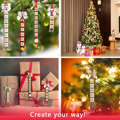 Christmas Pendant Set for DIY Crafts Ornaments