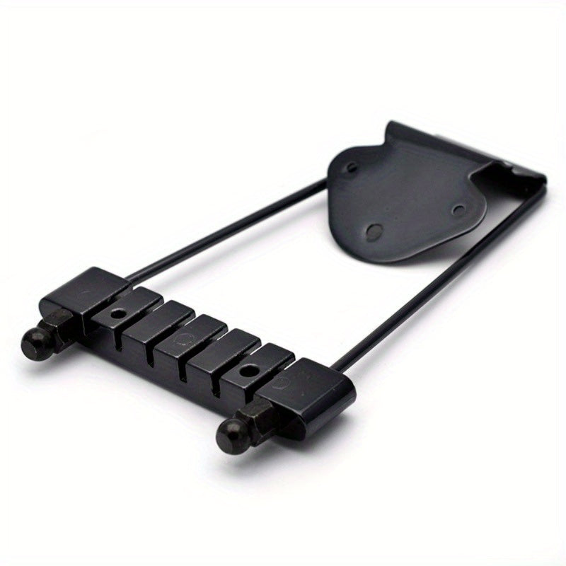 Guitar Tailpiece Trapeze Open Frame Bridge for 6 String Archtop Guitar