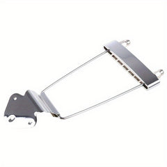 Guitar Tailpiece Trapeze Open Frame Bridge for 6 String Archtop Guitar
