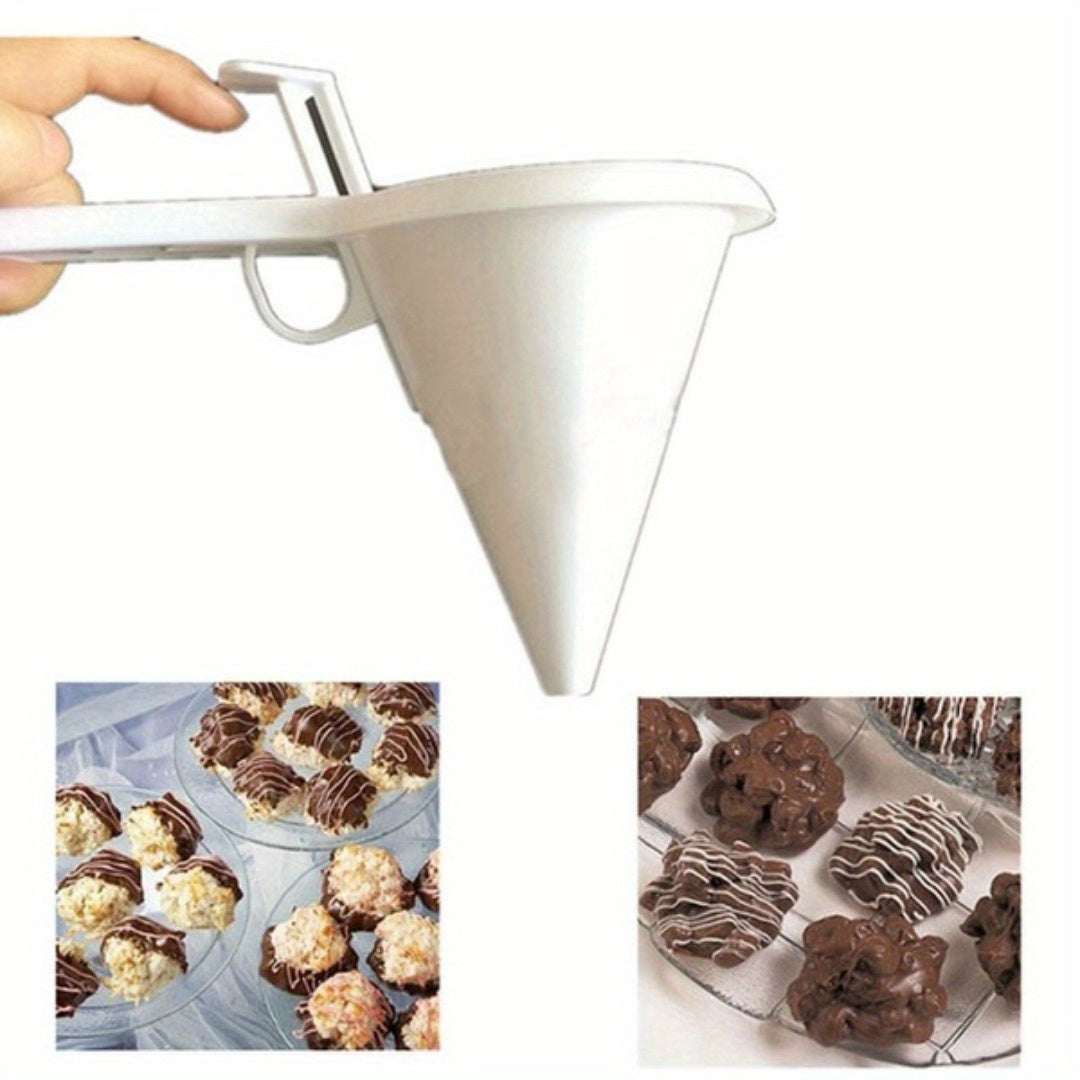 Kitchen Chocolate Candy Funnel Mold Pancake Cream Batter Dispenser