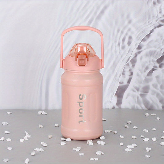 Stainless Steel Water Bottle With Straw 27oz Double Walled Insulated Cup