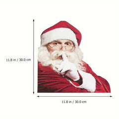 1pc Santa Car Sticker Merry Christmas Decorations For Car Decals