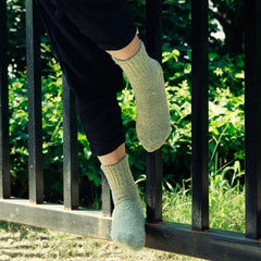 Winter Warm Wool Socks Thick Cozy Knit Crew Socks For Women Men