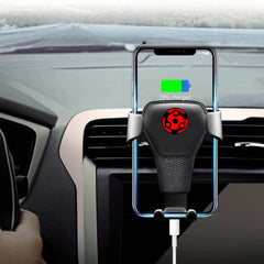 Gravity Car Phone Holder Air Vent Clip Mount Mobile Cell Stand Red Lucky Cloud