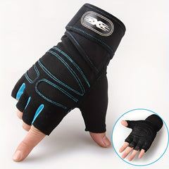 Unisex Fingerless Gloves Sports Non-slip Half Finger Gloves