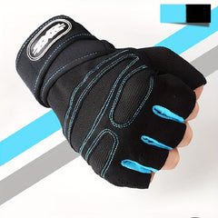 Unisex Fingerless Gloves Sports Non-slip Half Finger Gloves