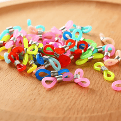 20pcs Knitting Needle Stoppers Soft Silicone Stitch Stopper