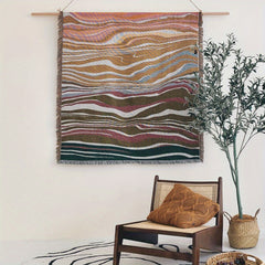 Bohemian Cloud Tassel Blanket for Outdoor Camping