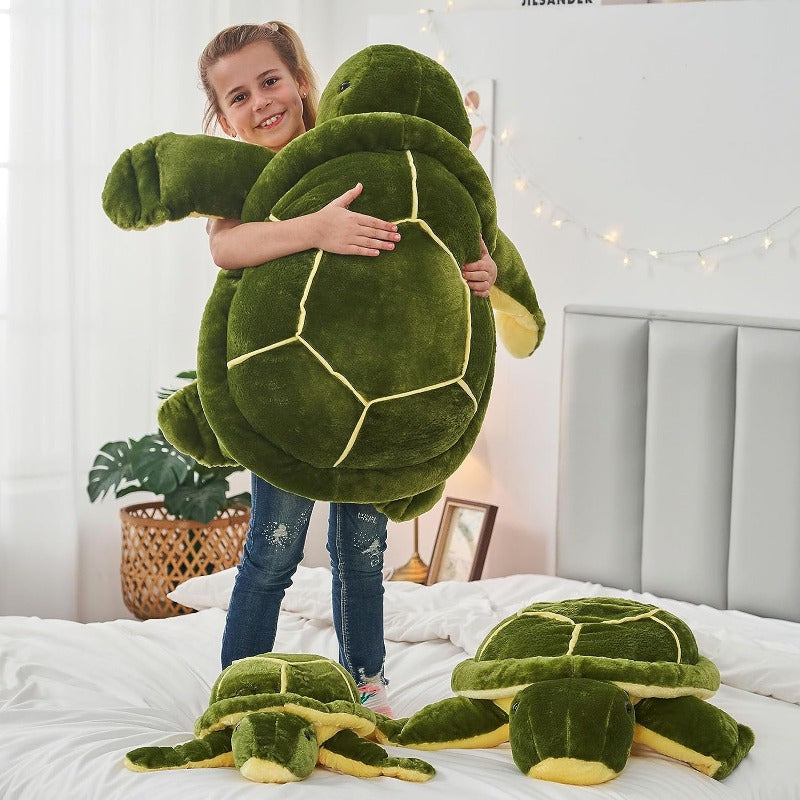 Big Plush Eyes Sea Turtle Stuffed Animal Tortoise Toys
