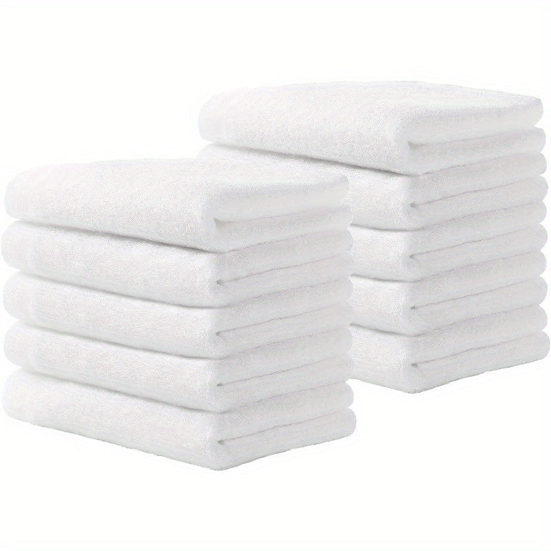 10pcs Washcloths Towel Set For Bathroom Hotel Spa Kitchen Purpose