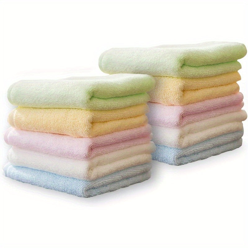 10pcs Washcloths Towel Set For Bathroom Hotel Spa Kitchen Purpose