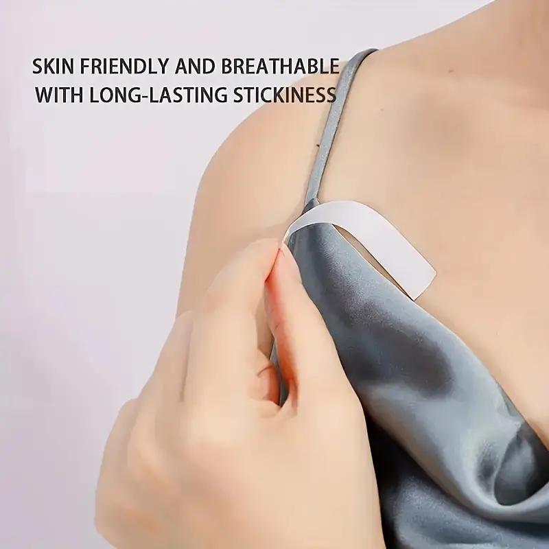 36pcs Clear Anti-slip Stickers for Shirt Neck & Women's Lingerie