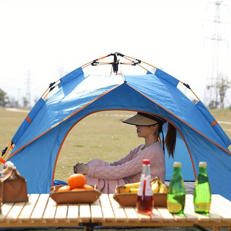 Foldable Camping Tent with Sunscreen and Insect Proof