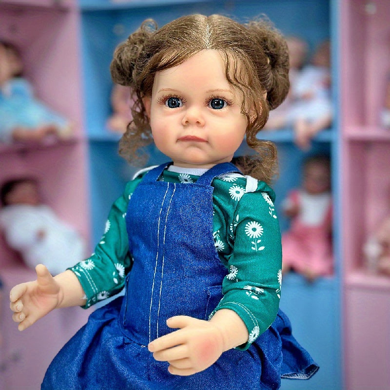 21 65in Simulative Doll Realistic Soft Silicone Doll Christmas