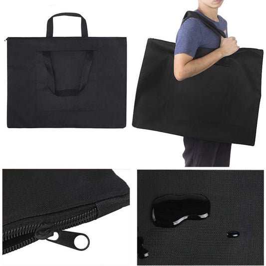 Canvas Art Portfolio Carry Bag Zippered Artist Portfolios Case