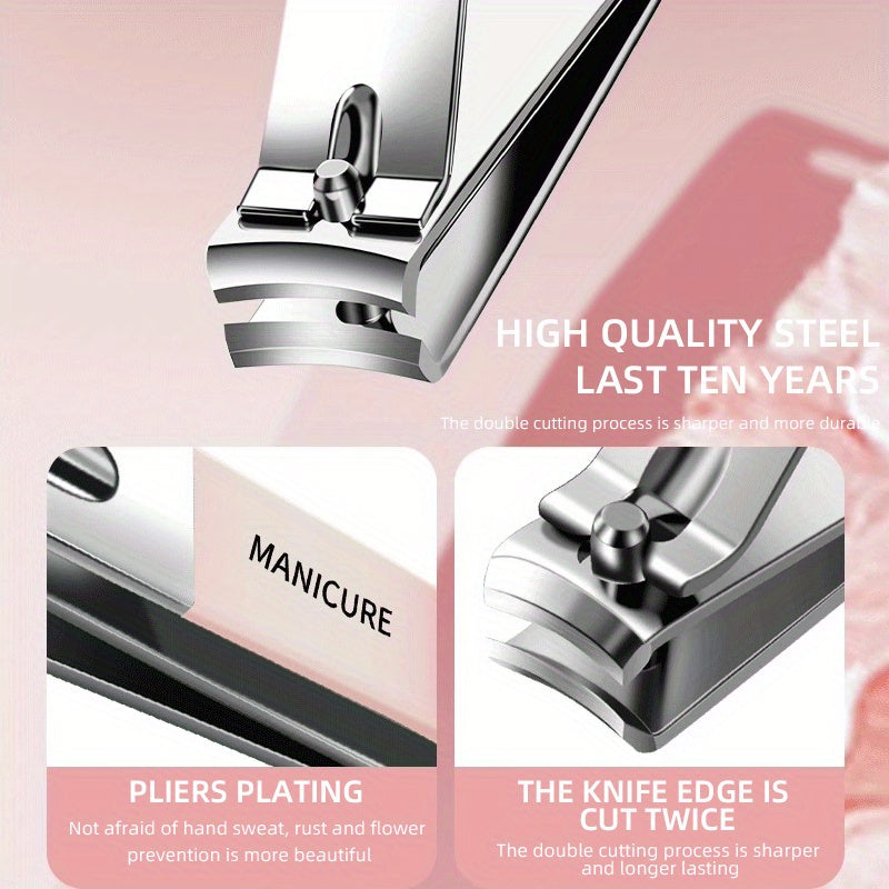 Nail Clippers Fingernail & Toenail Cutter Manicure Tool